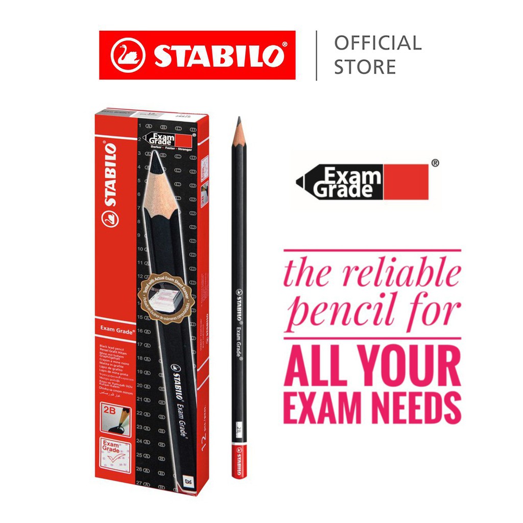 STABILO Exam HB Grade Pencil (Pack of 12)