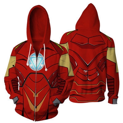 Marvel hot sale zipper hoodie