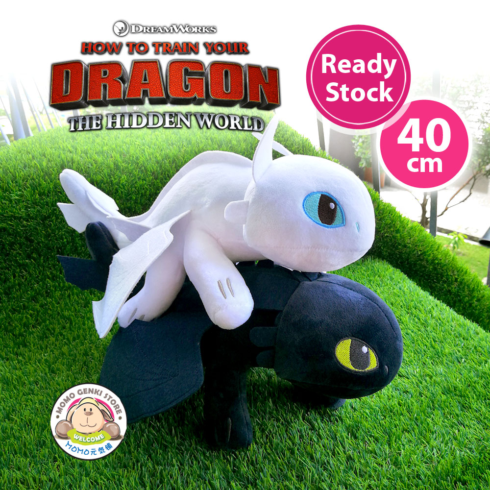 Toothless and light sales fury stuffed animal