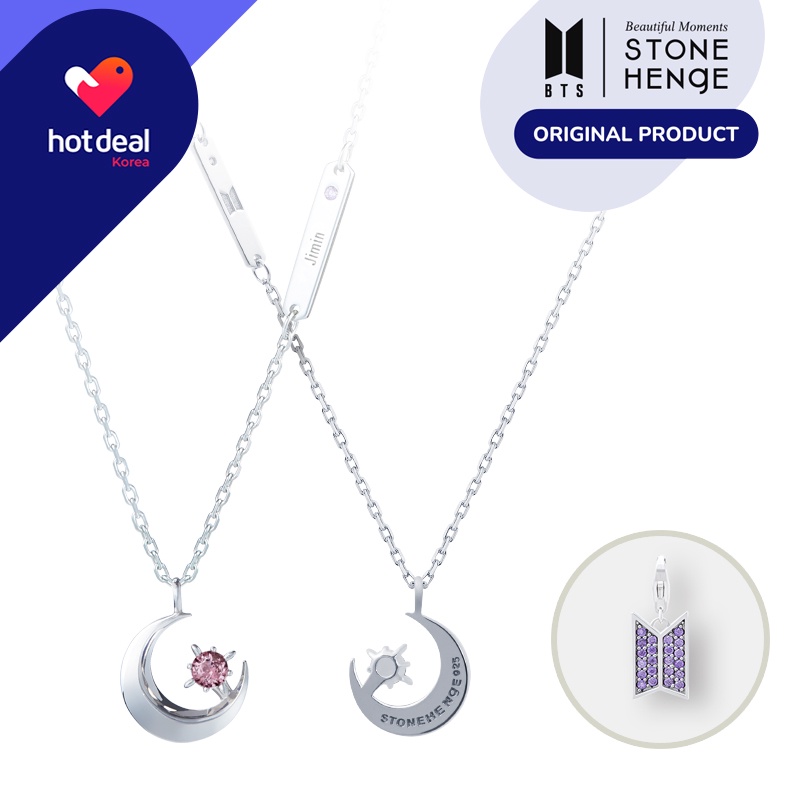 Hotdeal Korea [STONEHENgE] OFFICIAL BTS Necklace x STONEHENGE Moment of  COEXIST Edition jewelry necklace, Korean silver accesories, BTS merchandise