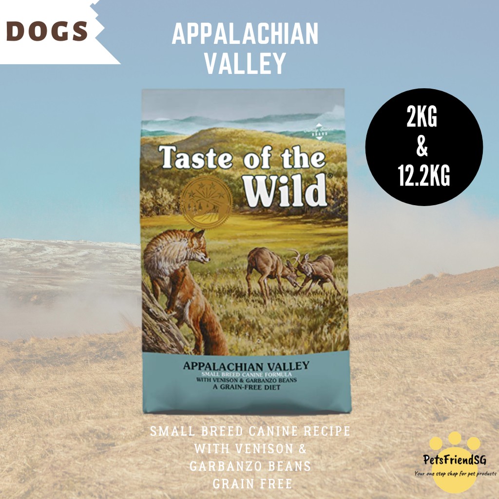 Taste of the wild small breed appalachian outlet valley