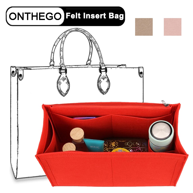 Fits For Nano Noe Mini Bucket Bag Felt Cloth Insert Organizer Makeup Handbag  Travel Inner Purse Cosmetic Toiletry Bags - Felt Diy Package - AliExpress