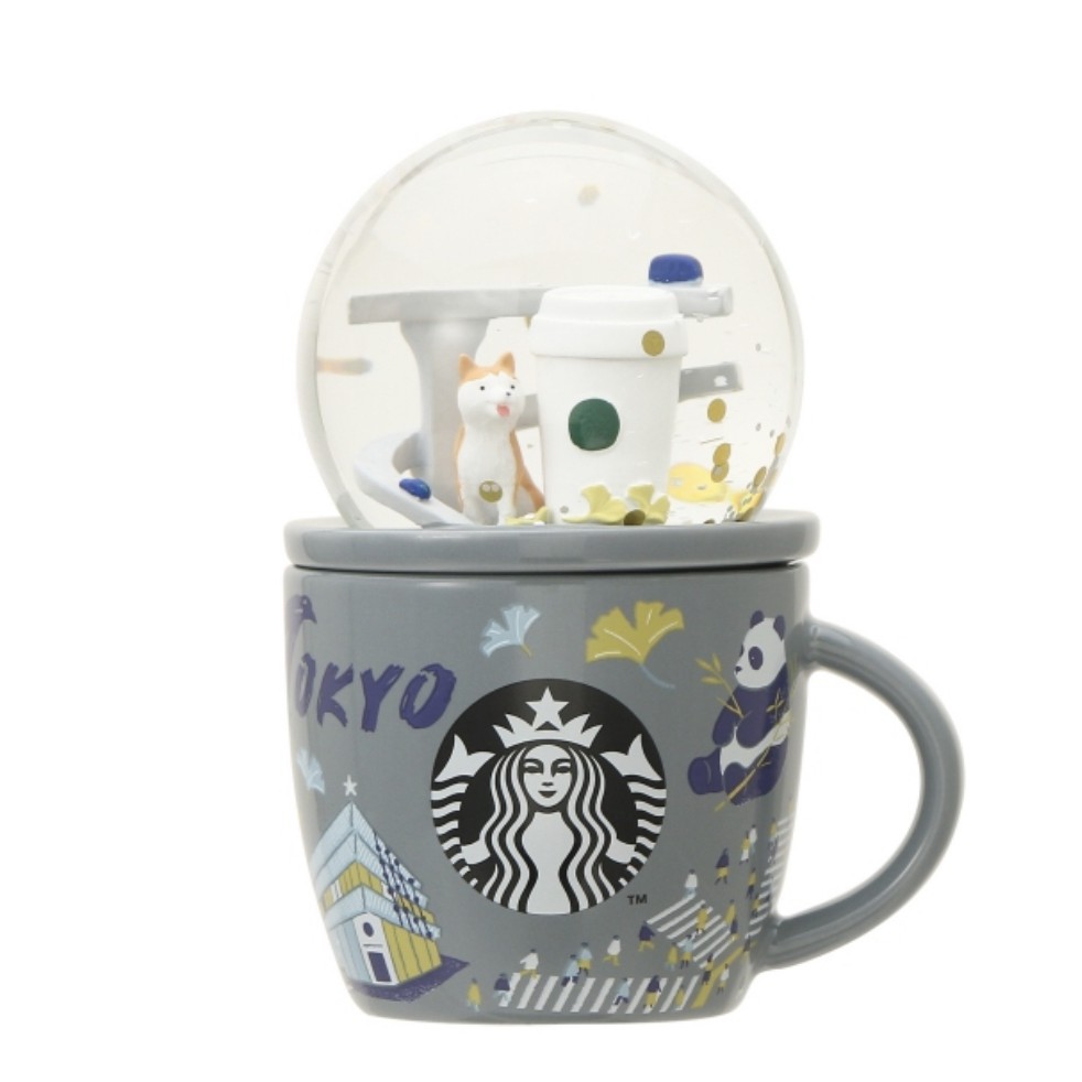 Starbucks Collectible Japan Cup and Snow Globe