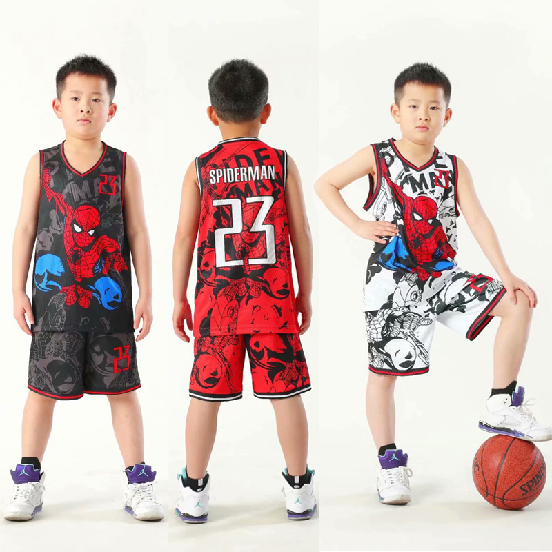 spiderman basketball jersey