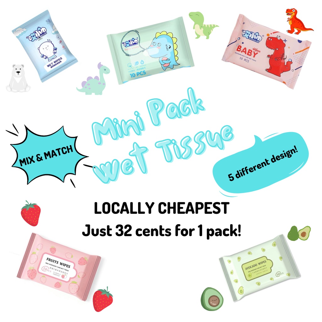 Wet wipes hot sale small pack