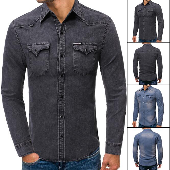 mens xl denim shirt
