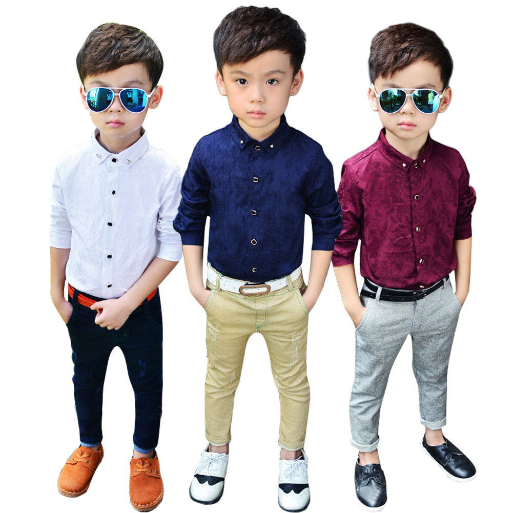 Kids formal outlet shirts