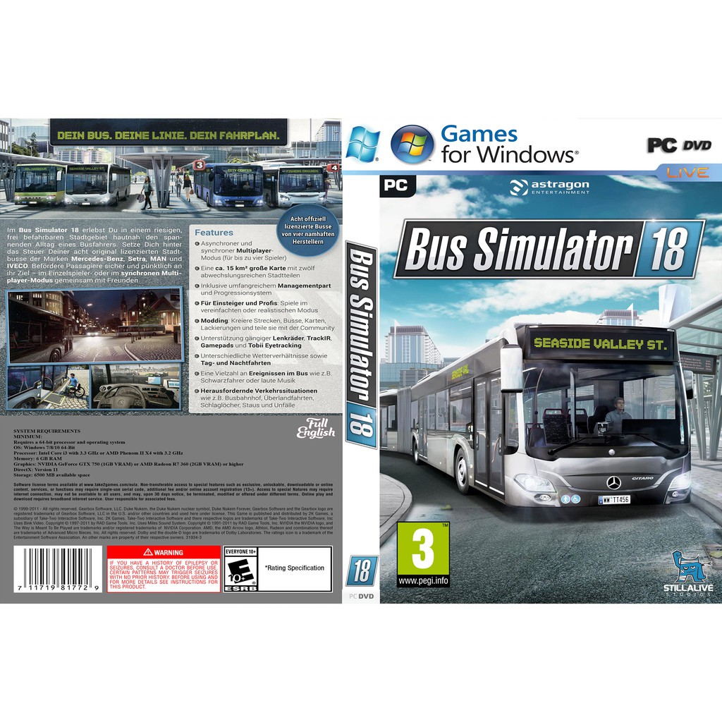 Bus Simulator 18 PC GAME [Offline INSTALLATION] | Shopee Singapore