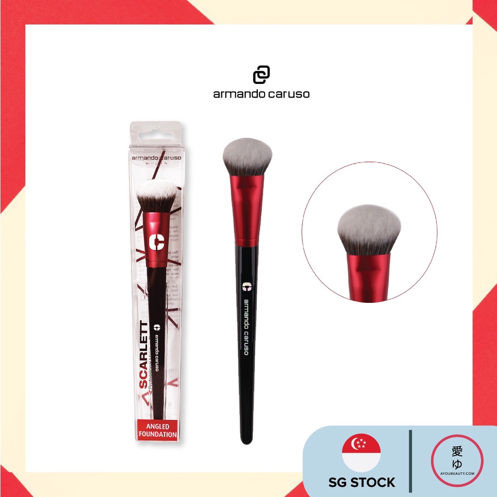 Armando Caruso Angled Foundation Brush AC2405 Shopee Singapore