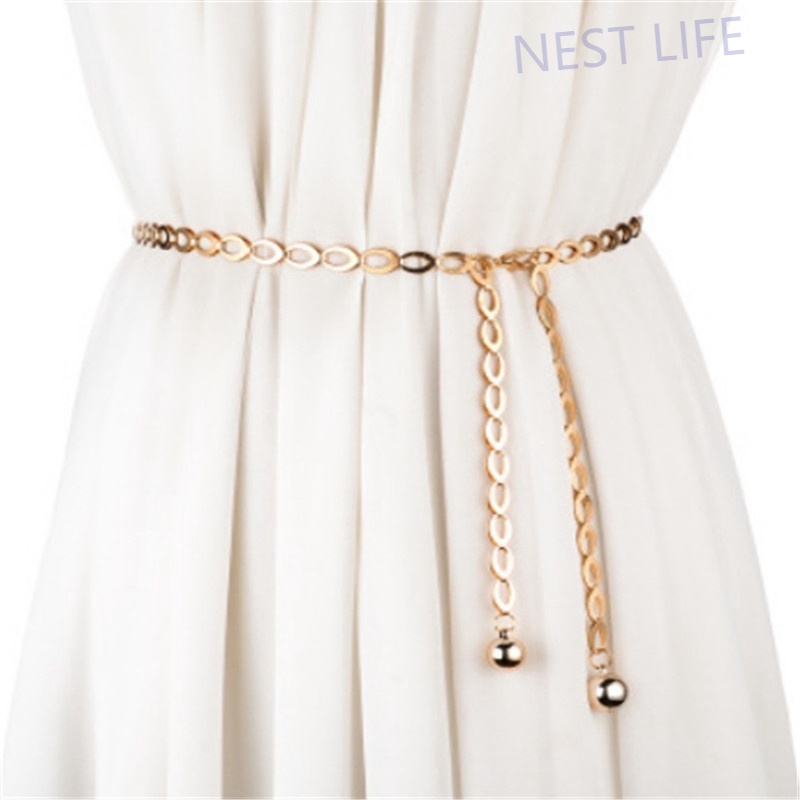 Hip High Waist Gold Silver Belts for Women Fashion Waistbands All match Belt for Party Jewelry Dress Waist Metal Chain Belts Shopee Singapore