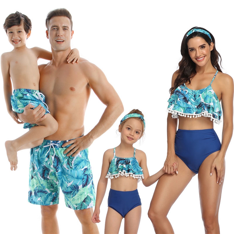 Matching bathing suits sale for mom and son