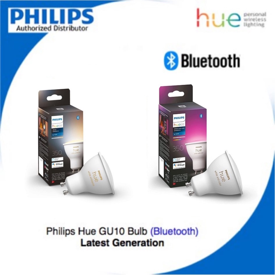 Philips Hue White Smart Bulb 8 pack GU10 with Bluetooth