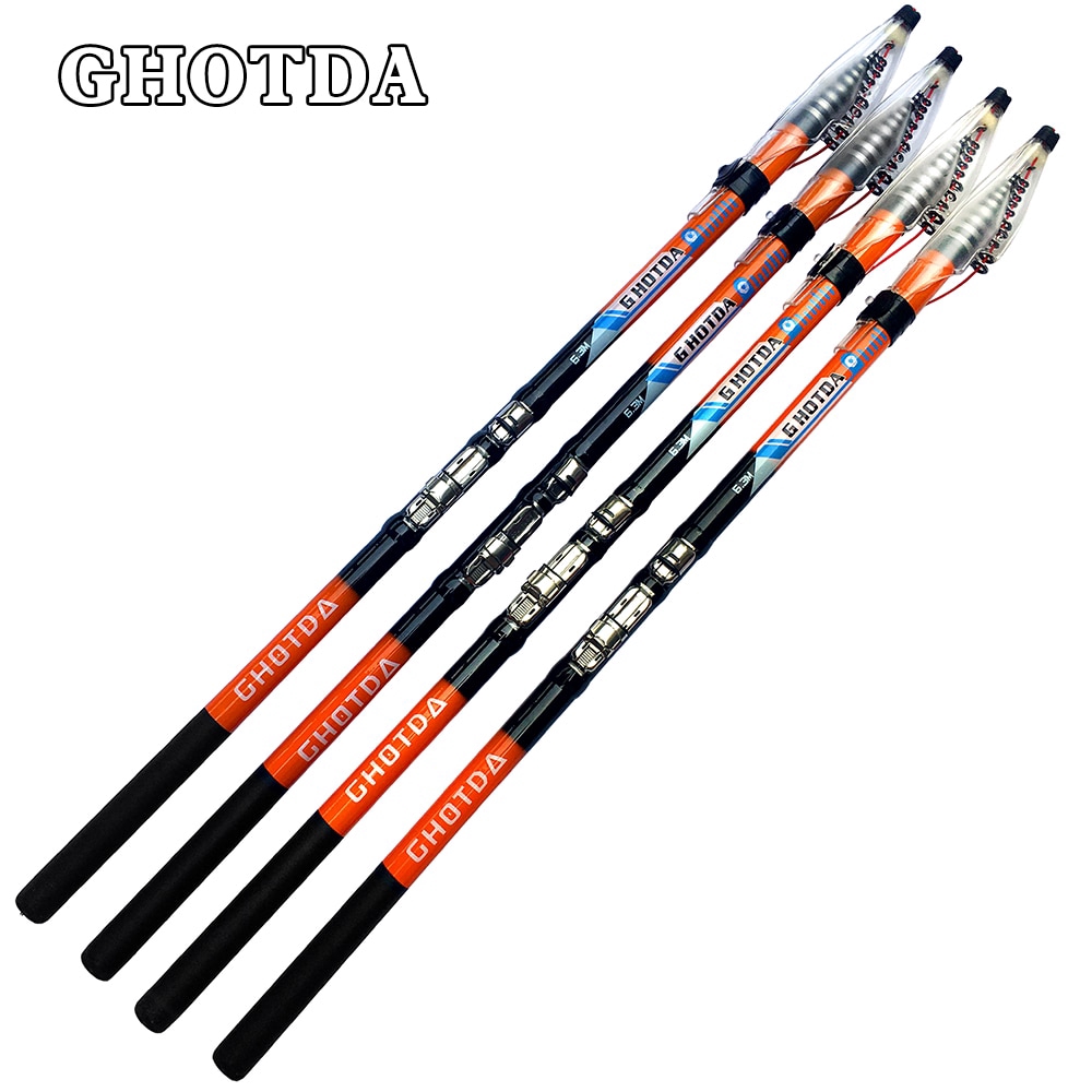 GHOTDA Carbon Fiber Rocky Fishing Rod 1.5M-3.0M Short Section