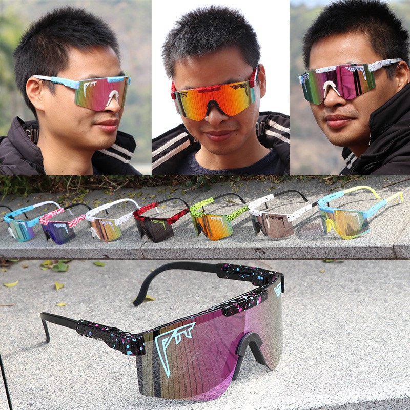 Original Pit Viper Sports Sunglasses Men Mtb Bike Shades Polarized