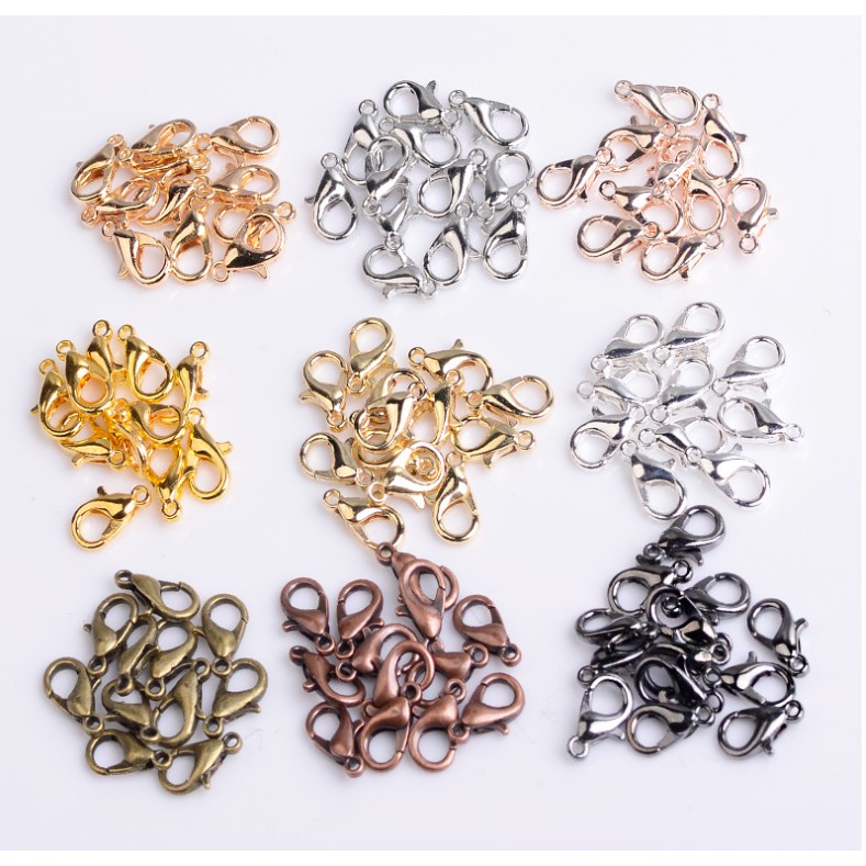 5/10/20Pcs Metal Lobster Clasp 8/10/13mm Keychain Swivel Hooks Webbing  Strap Clips Buckle Bag Connector DIY Hardware Accessories