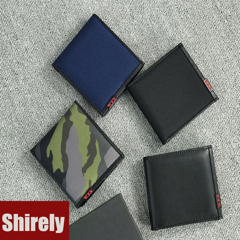 Tumi blue shop camo wallet