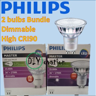 Philips gu10 deals led dimmable