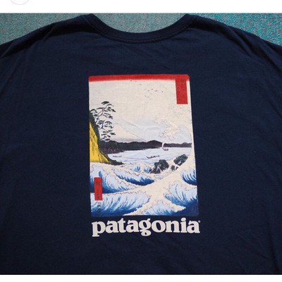 Spot Patagonia/ Patagonia Japanese Retro Landscape Letter Printed