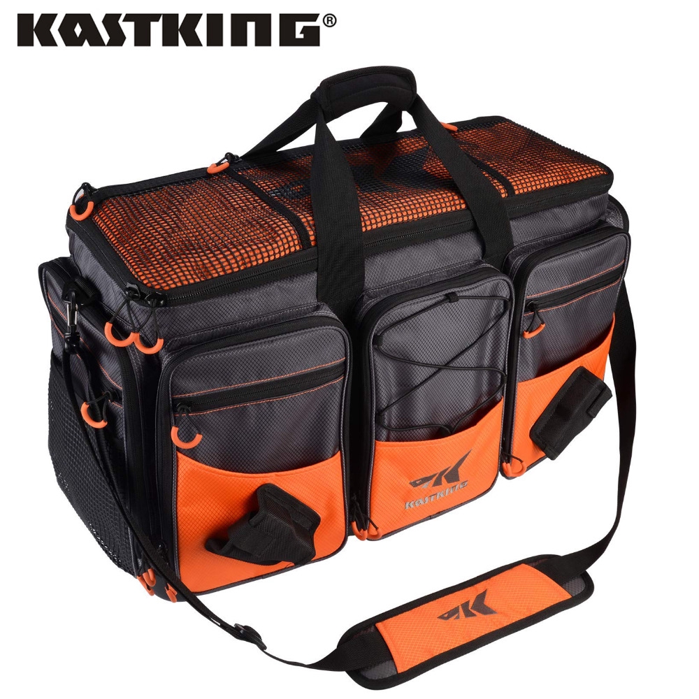 KastKing Fishing Bag Large Capacity Multifunctional Lure Waterproof Tackle  Bag Outdoor Pick Up Fishing Boxes Plier Storage
