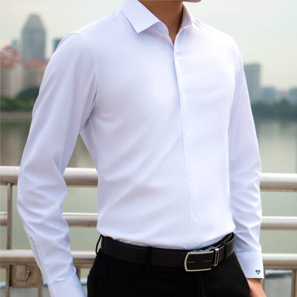 White shirt smart on sale casual