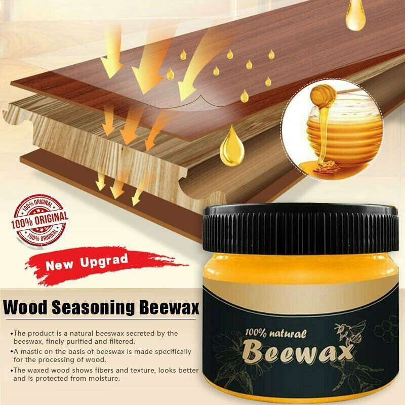 Wood Seasoning Bees Wax, Beeswax Wood Seasoning