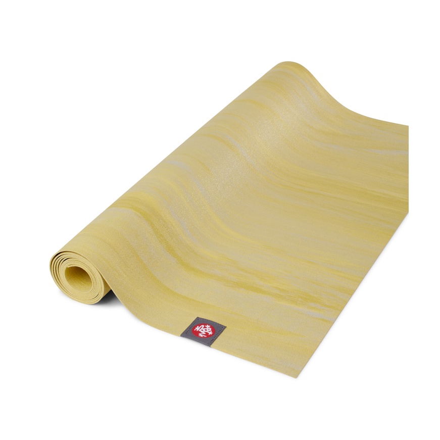 Manduka eQua eKO Round Yoga Mat 3mm 59 inch - Linen Stripe