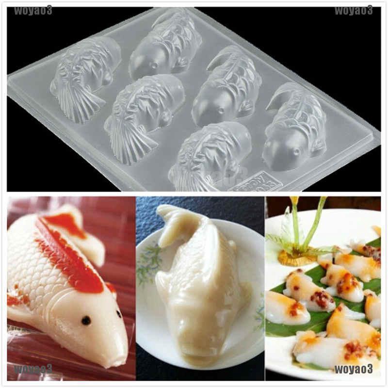 3D Carp Fish Cake Chocolate Mould For Jelly Sugarcraft Rice Cake Baking Tools Shopee Singapore