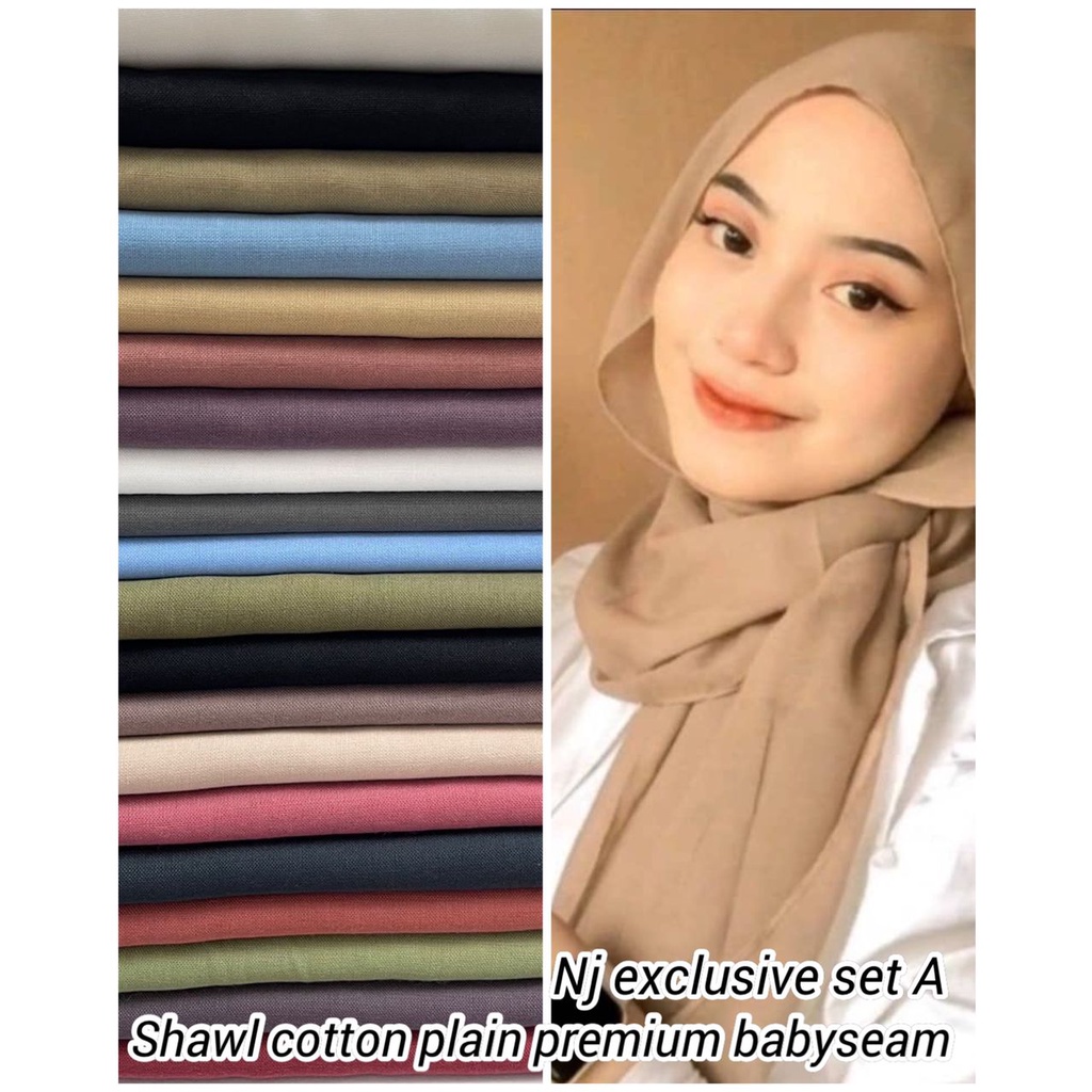 Plain cotton store shawl online