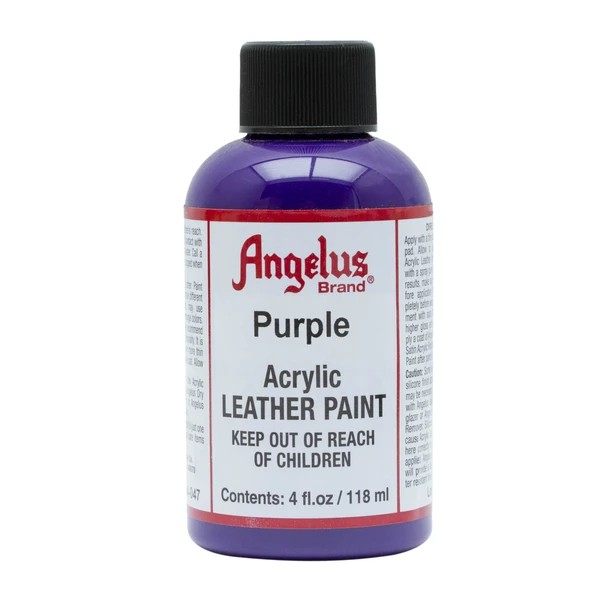 Purple 2025 leather paint