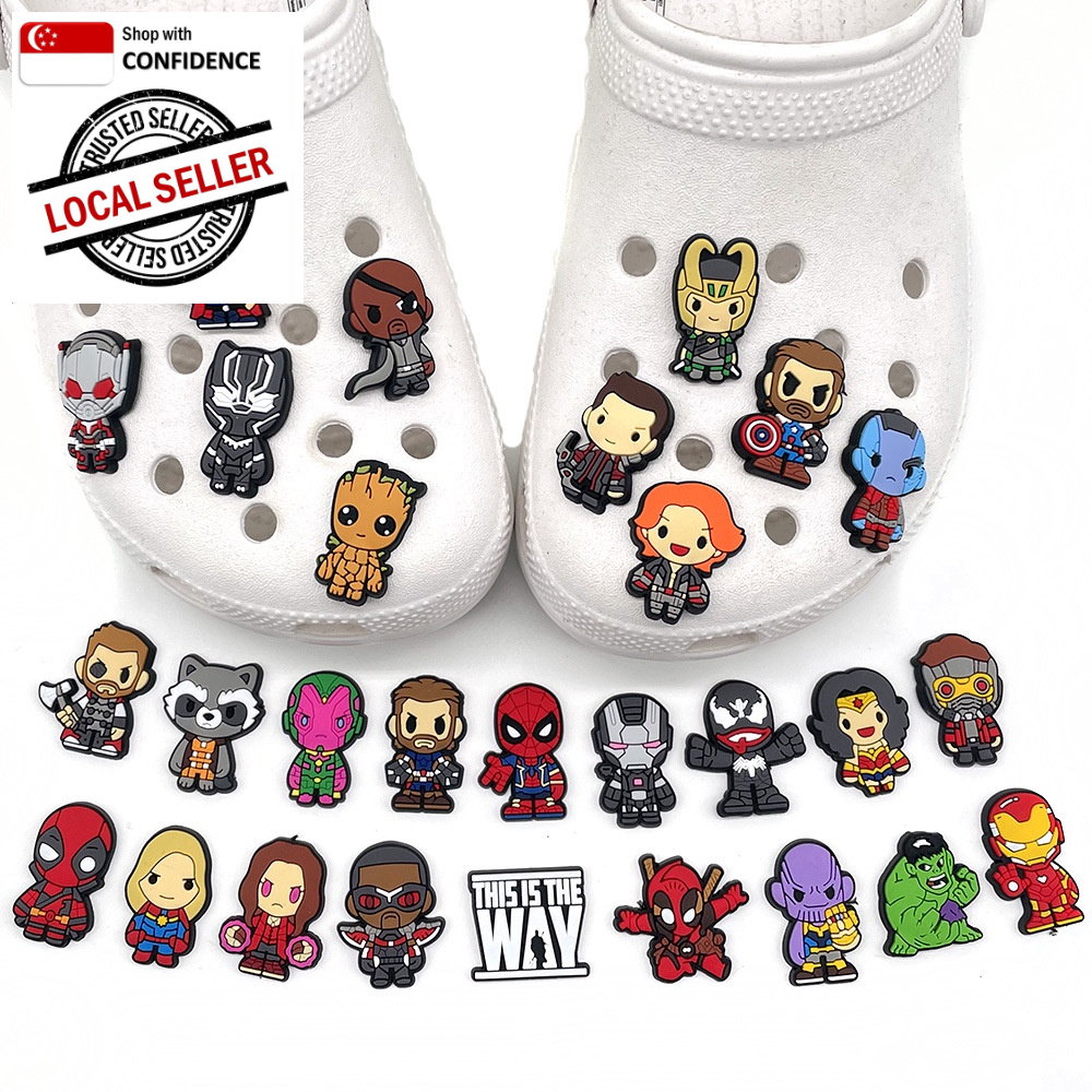 Shoes, 315 Set Of 12pcs Spiderman Shoe Charms