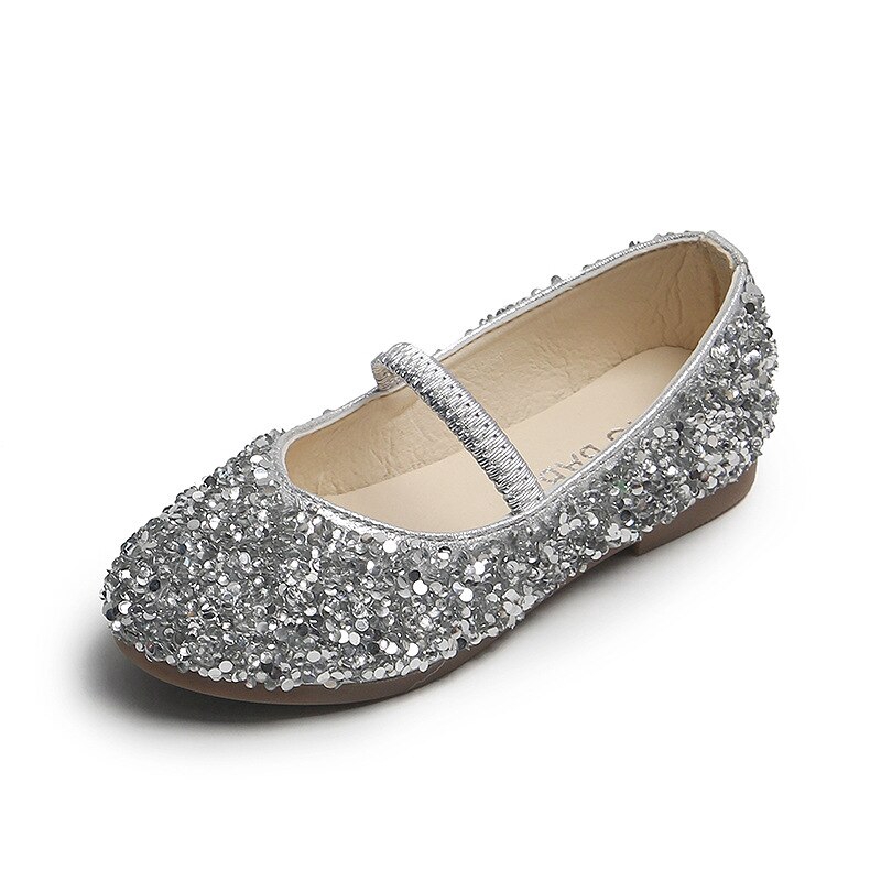 Girls silver hot sale sparkly shoes