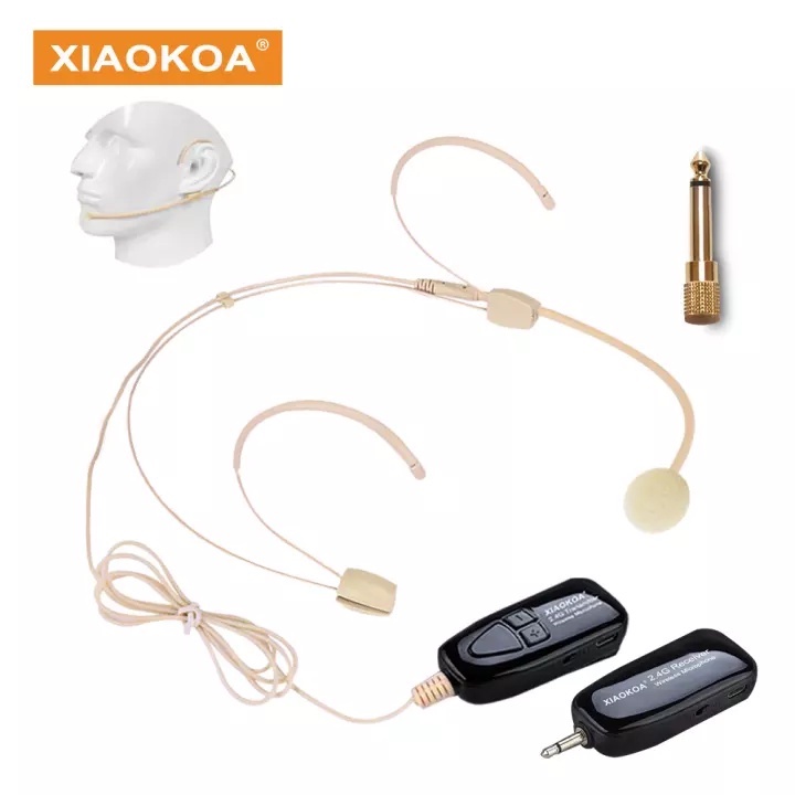 XIAOKOA UHF Wireless Instruments Microphone,Saxophone Microphone,Wireless  Receiver and Transmitter,160ft Range,Plug and Play,Great for Trumpets