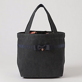 [Direct From Japan] Crestbridge Blue Label Denim mini drawstring tote bag