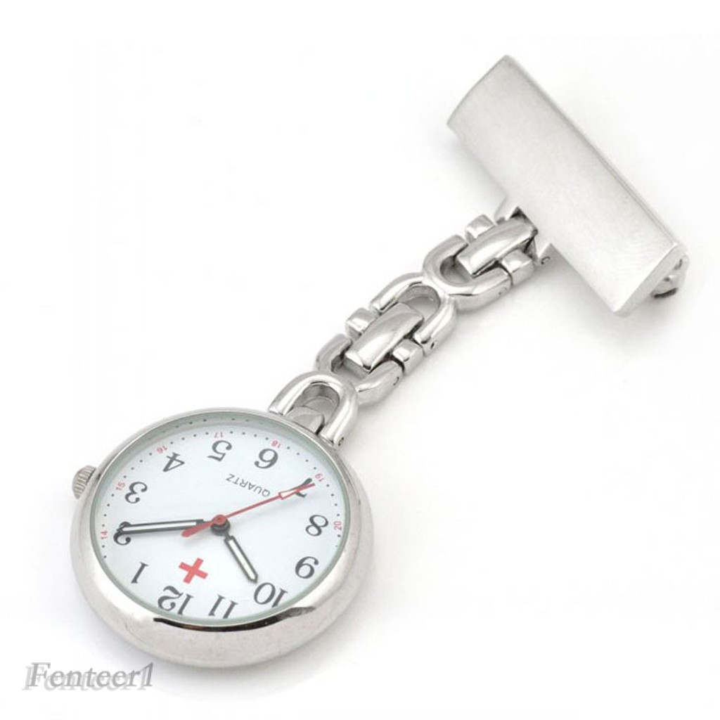 Sterling silver nurses outlet fob watch