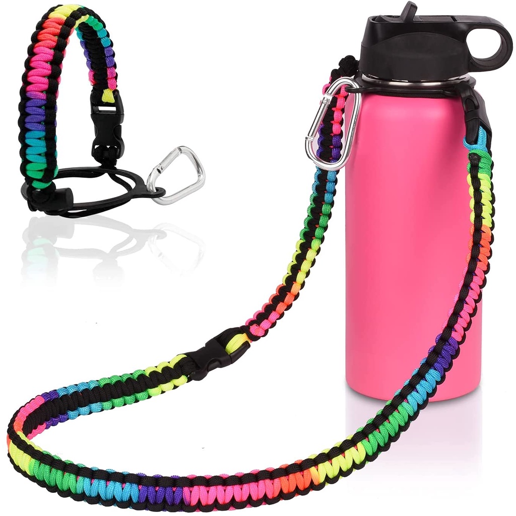 EasyAcc Water Bottle Handle Shoulder Strap, for 12oz - 64 oz Hydro Flask  Wide Mouth Water Bottles an…See more EasyAcc Water Bottle Handle Shoulder