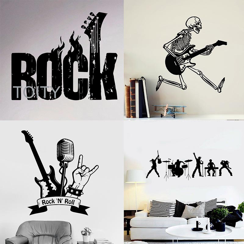 Sticker mural Main rock'n' roll