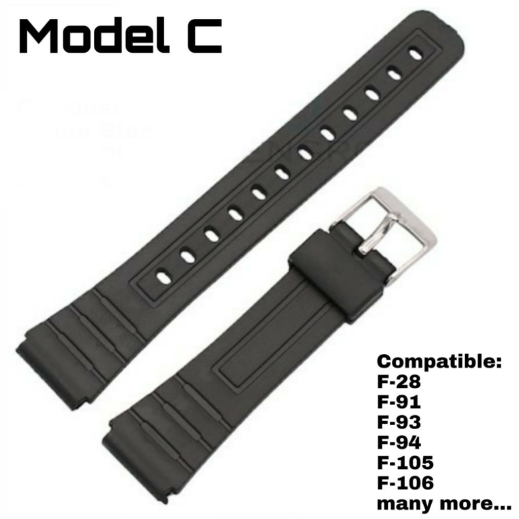 Casio leather deals strap replacement