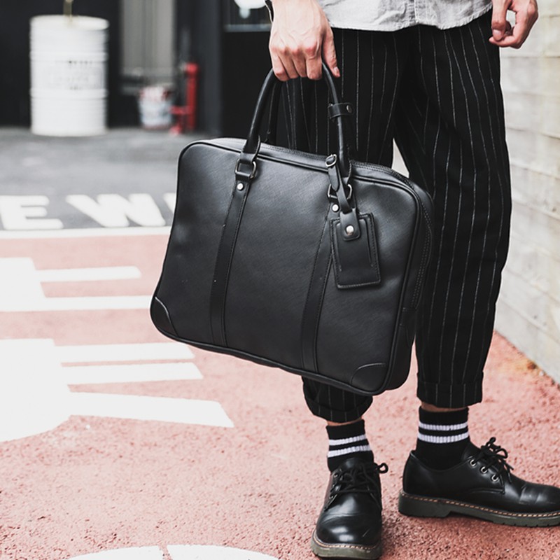 Mens black sale tote bag