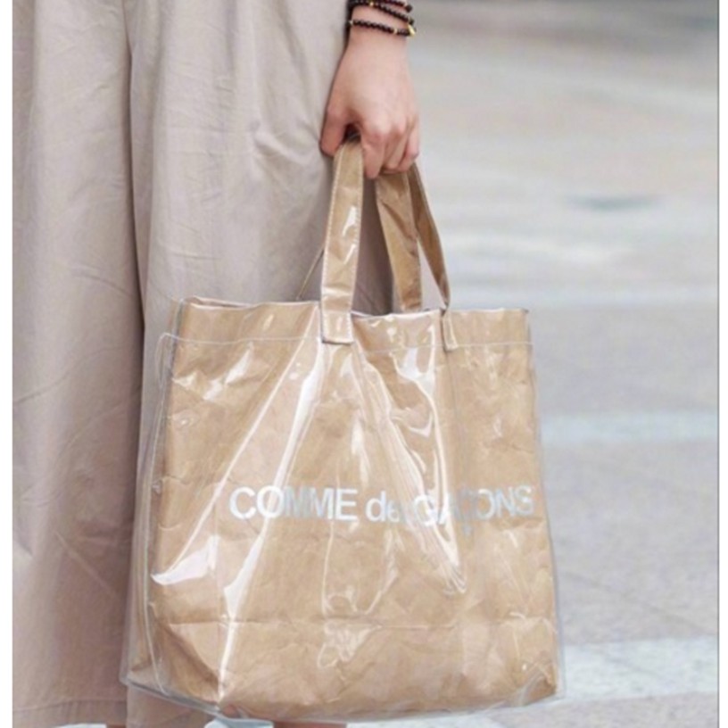 Comme des garcons paper tote clearance bag