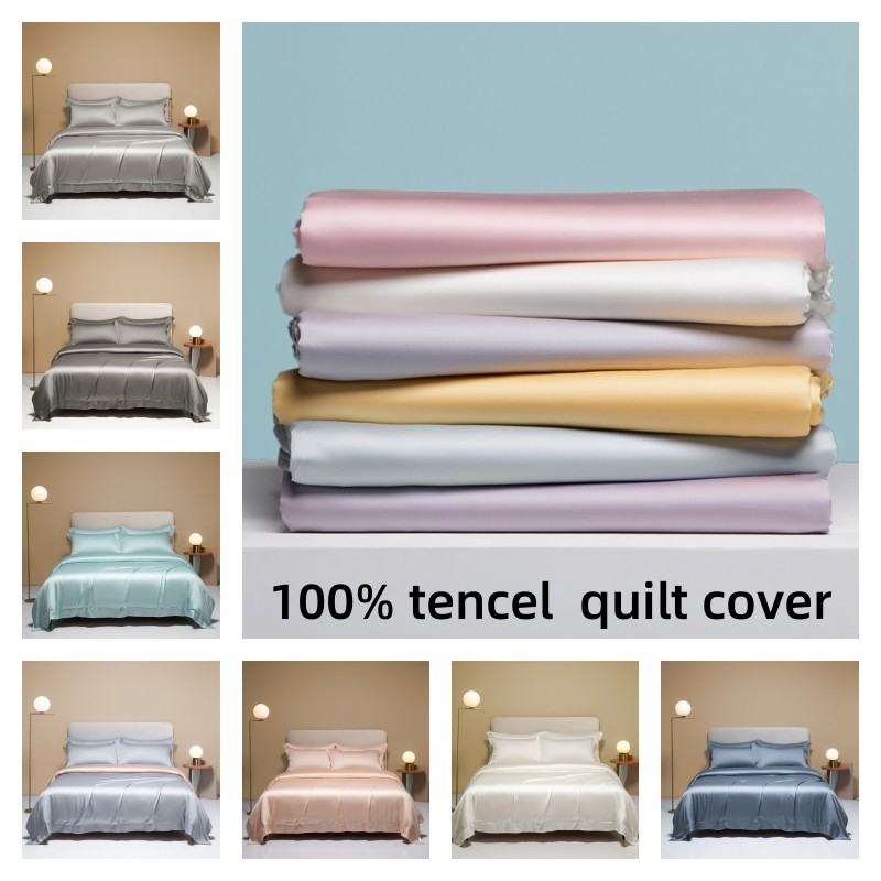 Bonenjoy Bed Sheet Set 100% Cotton 40s Single/Queen/King Size Quilt Cover  Set With