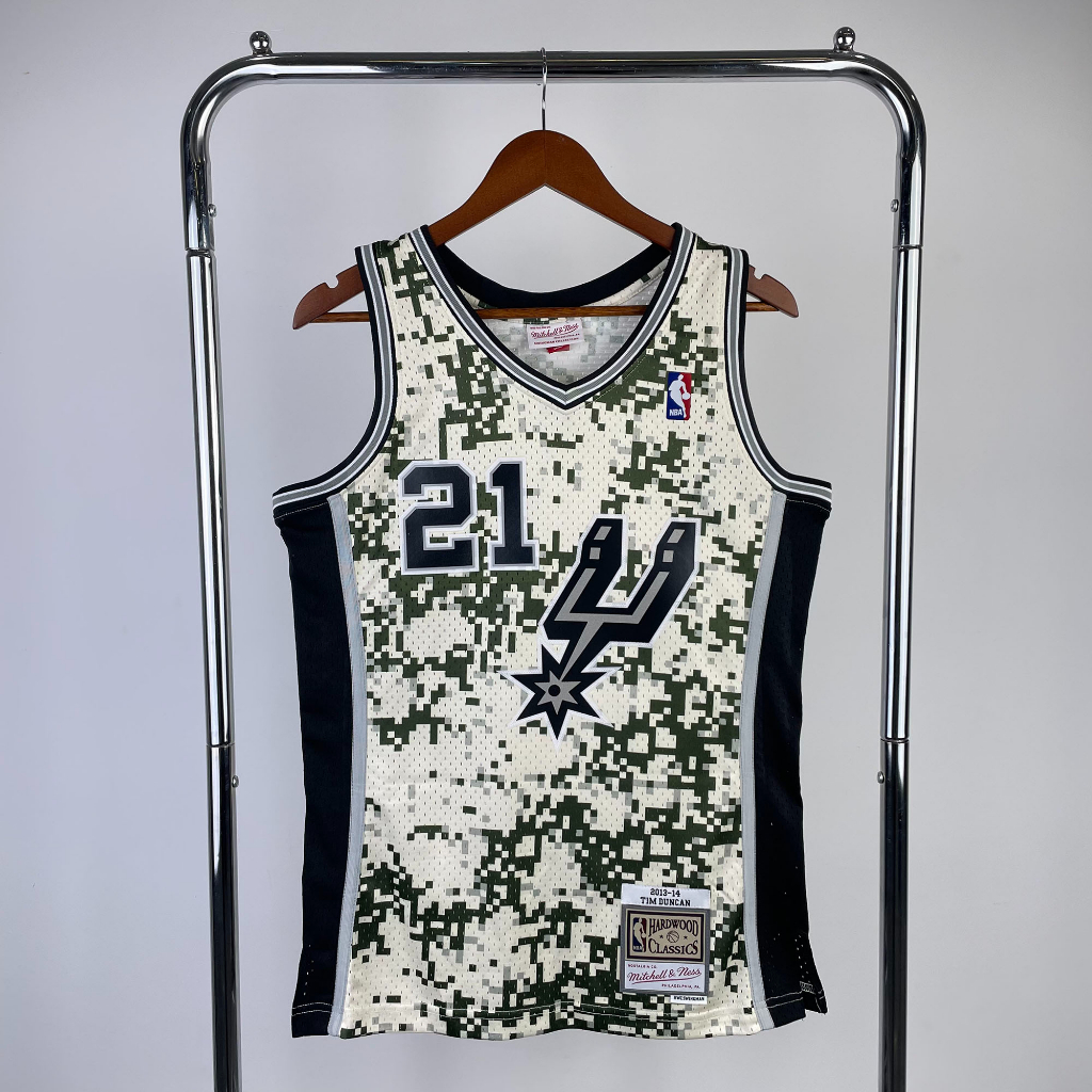 San Antonio Spurs 2013-14 Mitchell & Ness Swingman NBA Shorts Camo