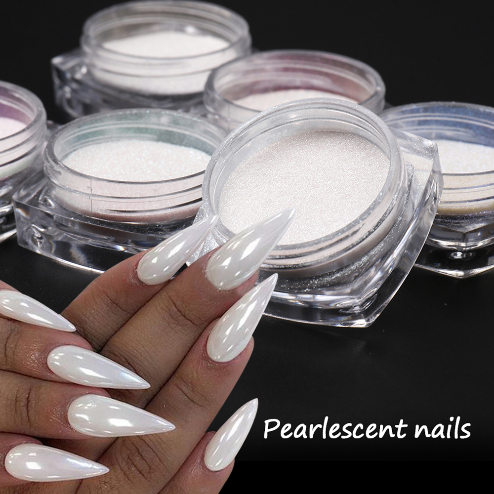 1pcs Mirror Nail Powder Dust Shimmer Mermaid Pigment Powder For