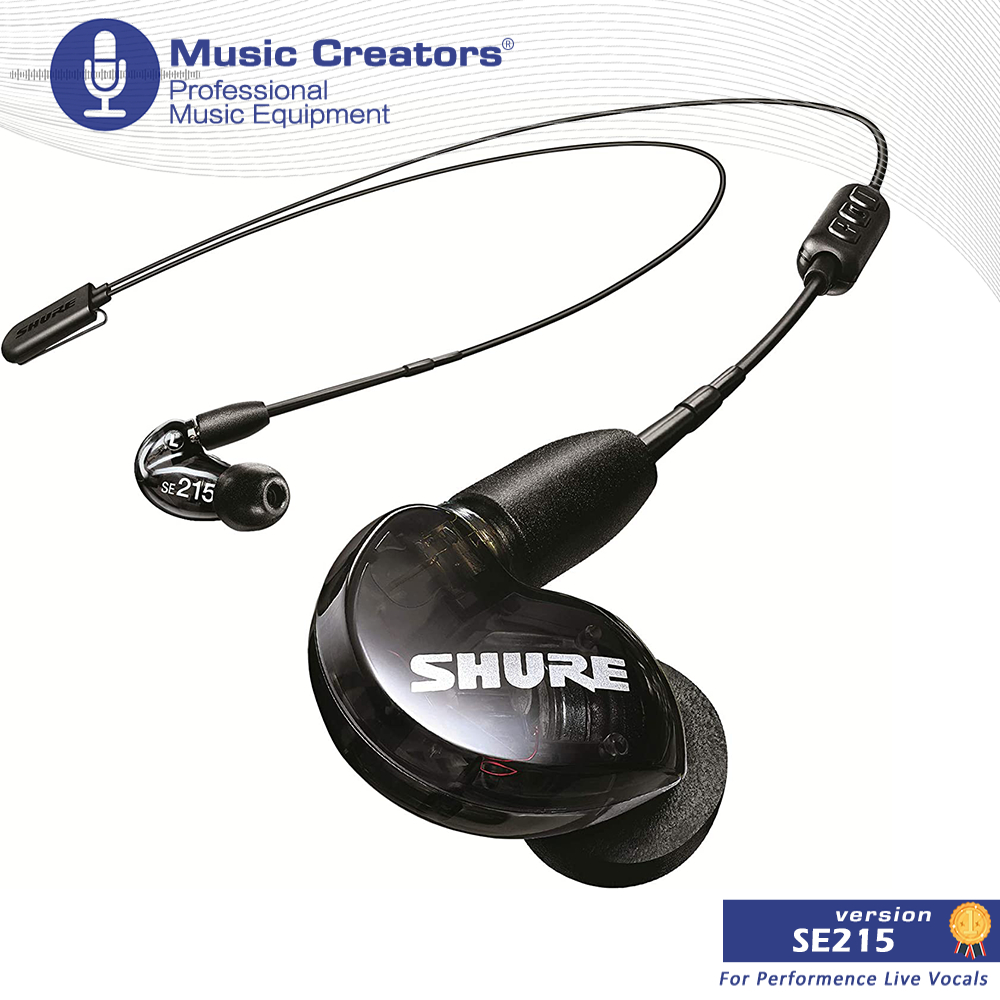 Shure SE215 Isolating Earphones w/ Dynamic MicroDriver