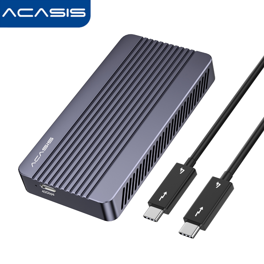 Acasis Thunderbolt 3 USB 4.0 Mobile M.2 Nvme Enclosure 40Gbps Type