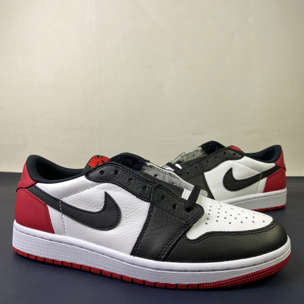 Air jordan 1 hot sale low black toe