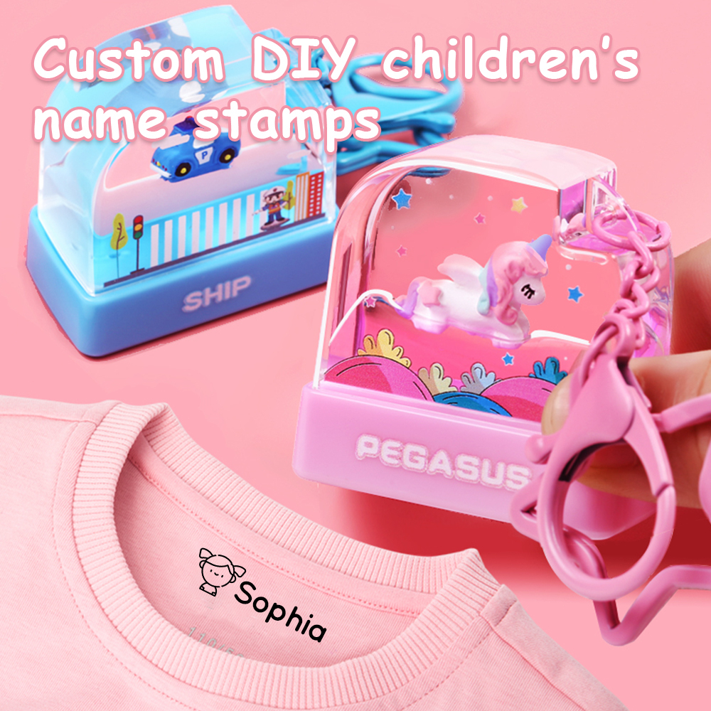 Customized Name Stamp Waterproof Toy Baby Student Clothes Chapter