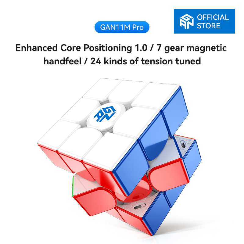 GAN Megaminx M, Speed Cube Pentagonal Magnetic Frosted Surface Stickerless  