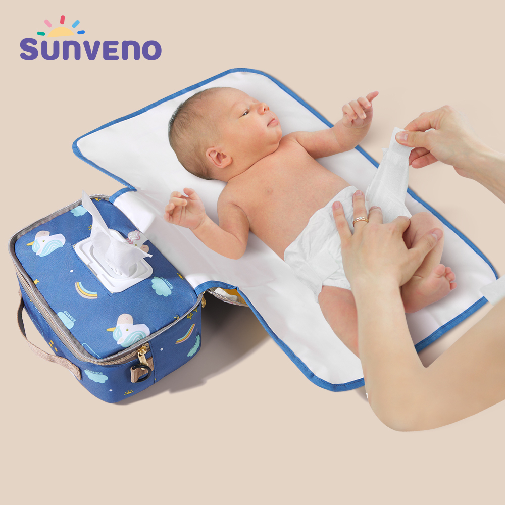 Sunveno Baby Changing Mat Portable Foldable Washable Waterproof Mattress  Changing Pad Mats Reusable Travel Pad Diaper