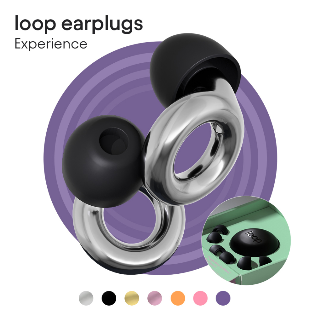 Loop Quiet - Noise Reducing Earplugs (-27dB) for Sleep, Focus, Study, Noise  Sensitivity & Travel - Super Soft, Reusable Hearing Protection - 4 Sizes  (XS-L)