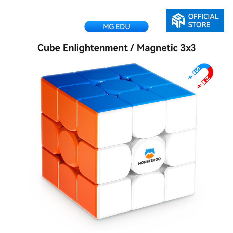 GAN Megaminx M, Speed Cube Pentagonal Magnetic Frosted Surface Stickerless  